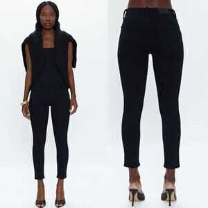NWT Pistola Audrey Mid-Rise Skinny Denim Jean Jet Black Women's Size: 26